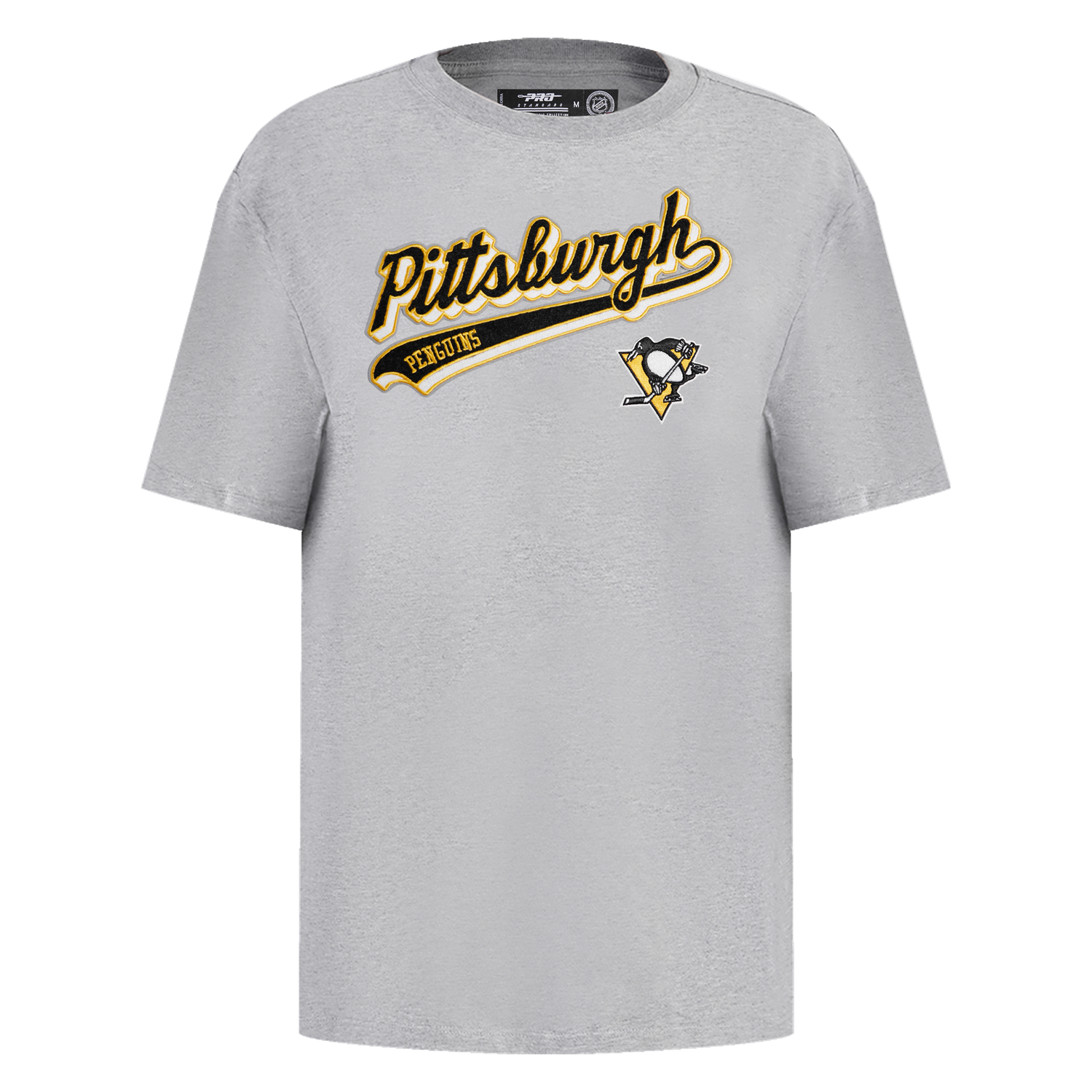 PLAYERA BOYFRIEND NHL PITTSBURGH PENGUINS SCRIPT TAIL PARA MUJER
