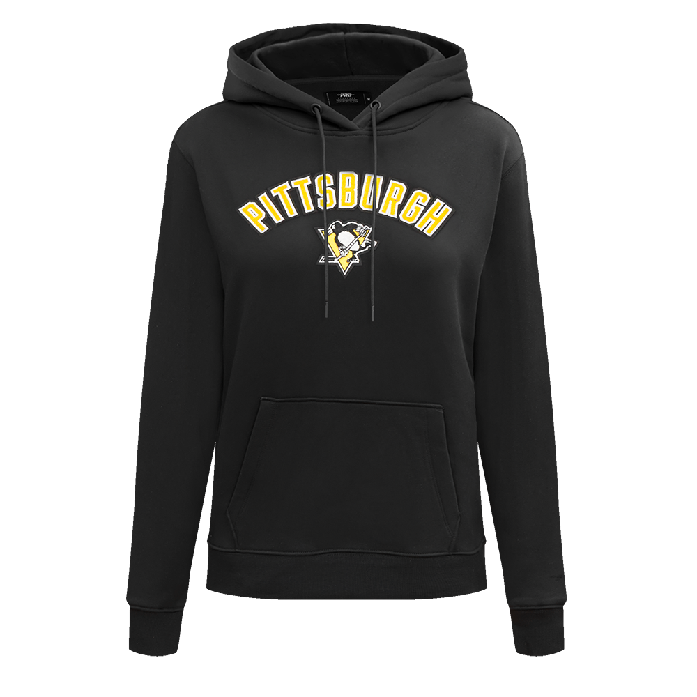 SUDADERA CON GORRO NHL PITTSBURGH PENGUINS CLASSIC CHENILLE PARA MUJER