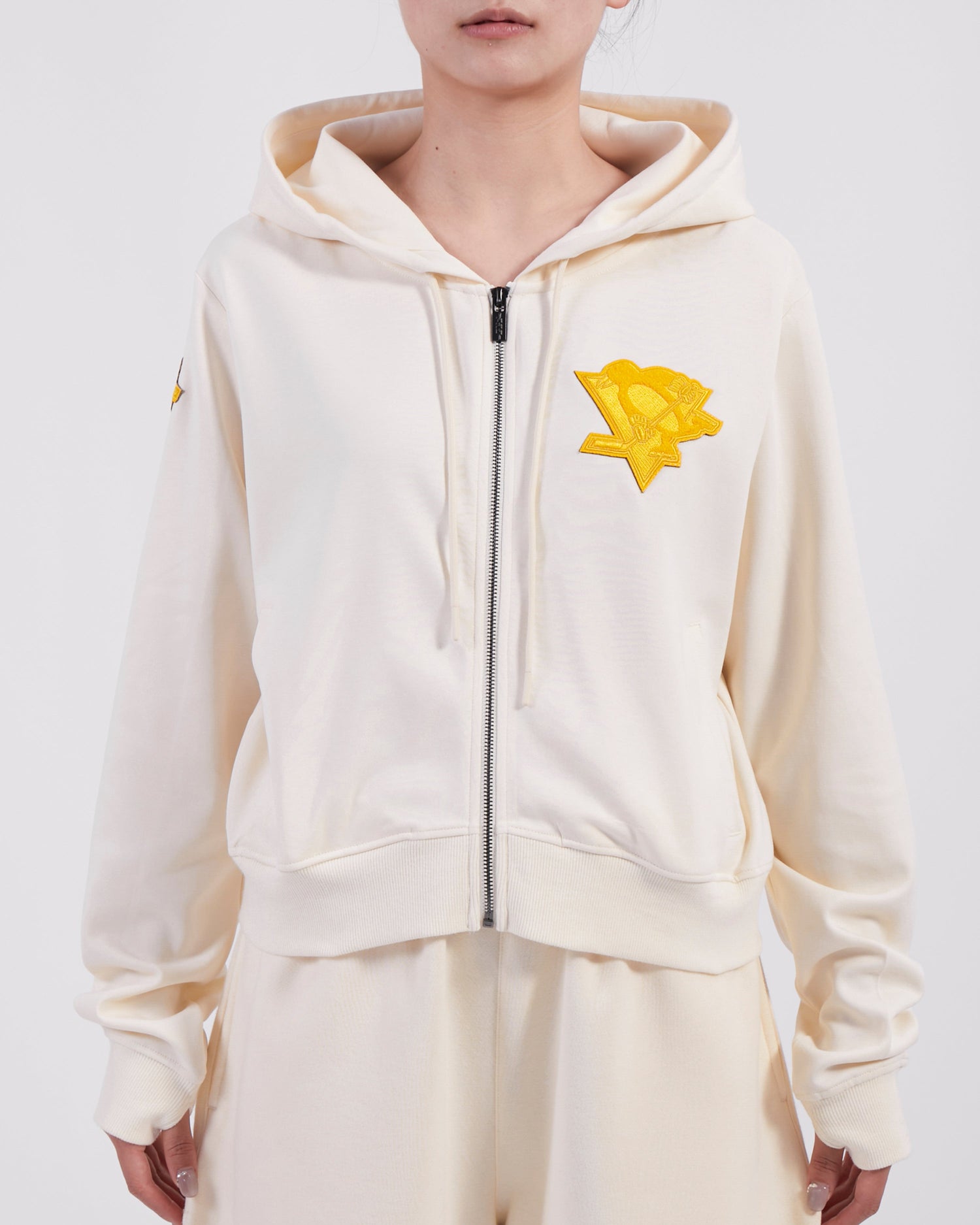 SUDADERA CON CIERRE NHL PITTSBURGH PENGUINS PARA MUJER
