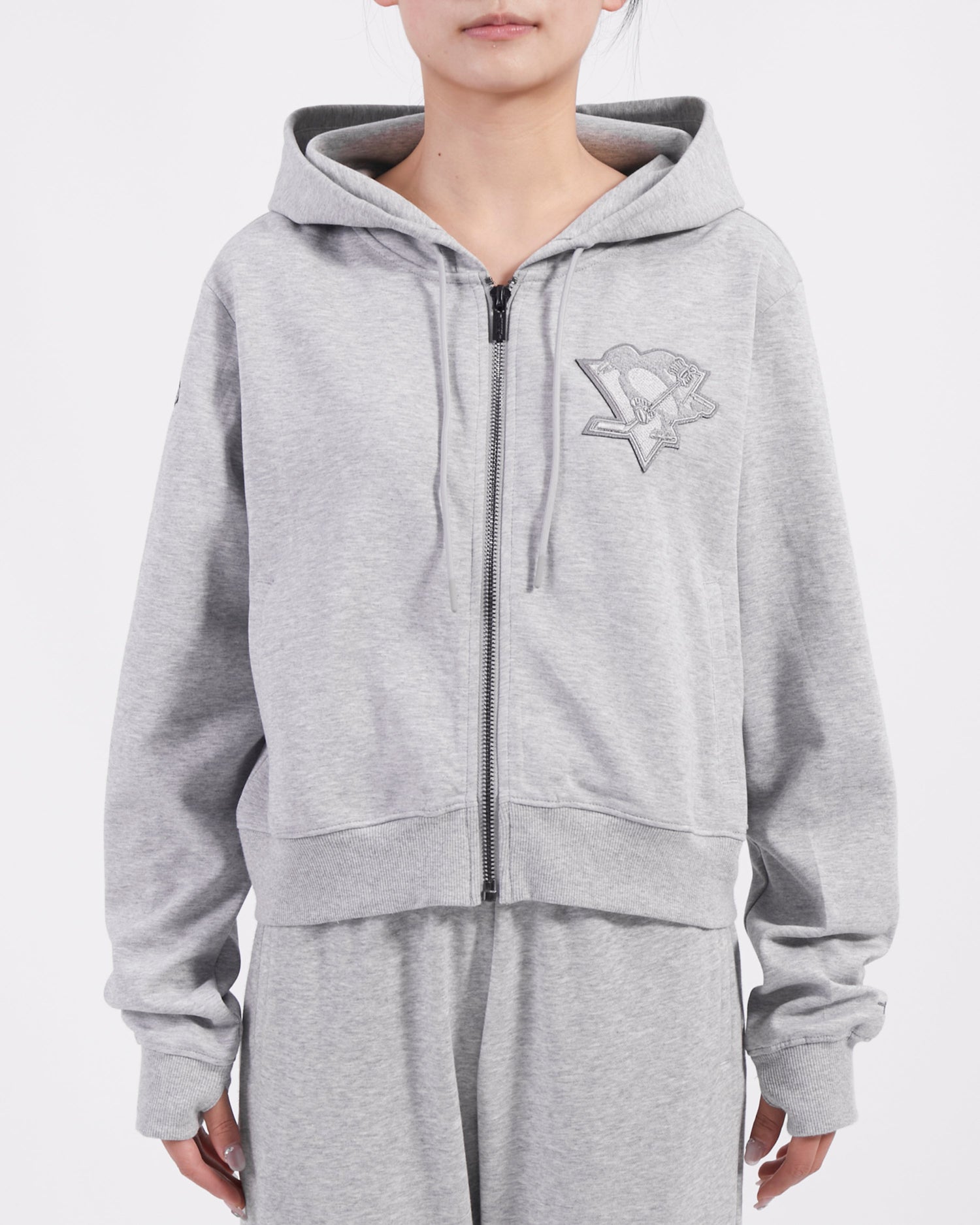 SUDADERA CON CIERRE NHL PITTSBURGH PENGUINS PARA MUJER
