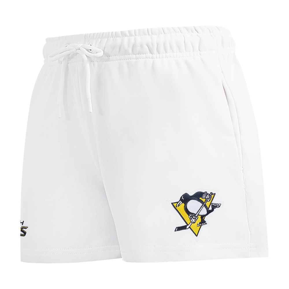 SHORTS DE ALGODÓN NHL PITTSBURGH PENGUINS CLASSIC CHENILLE PARA MUJER