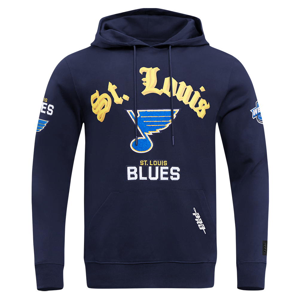 SUDADERA CON GORRO NHL ST. LOUIS BLUES OLD ENGLISH