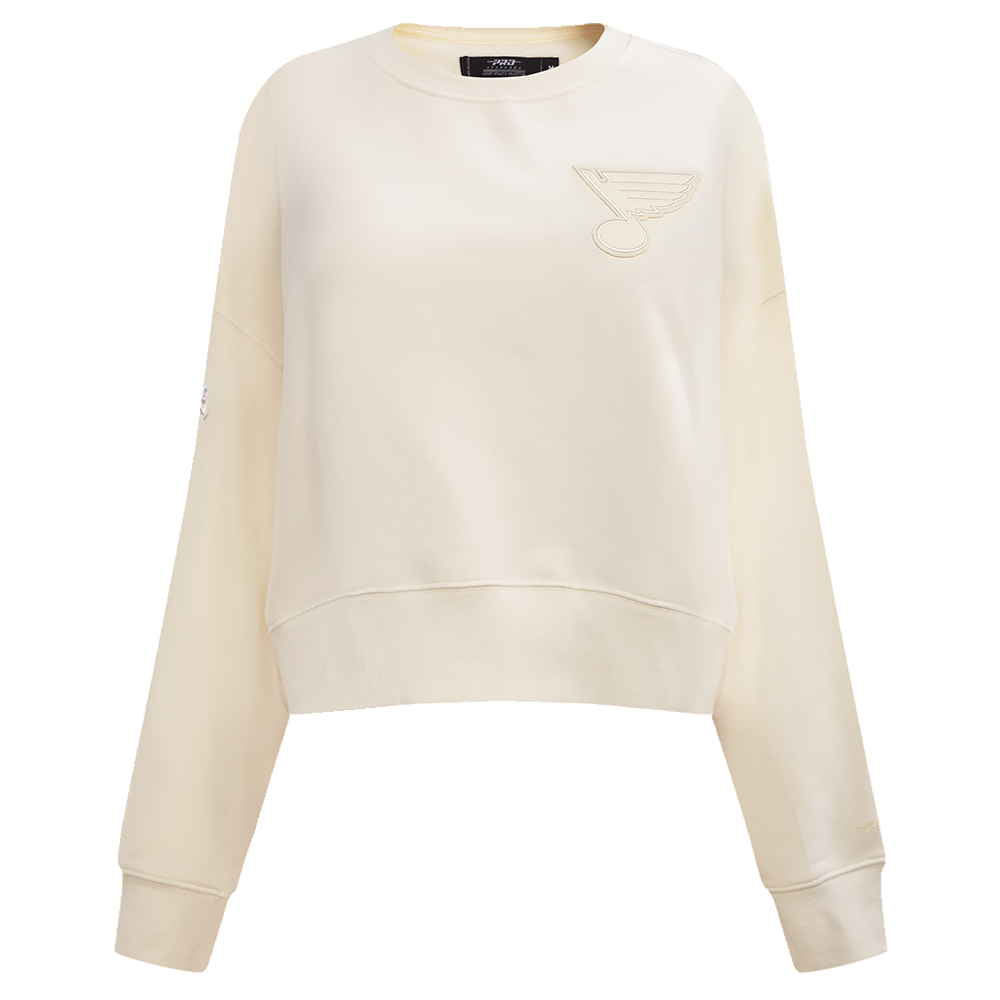 SUDADERA DE CUELLO REDONDO NHL ST. LOUIS BLUES NEUTRAL PARA MUJER