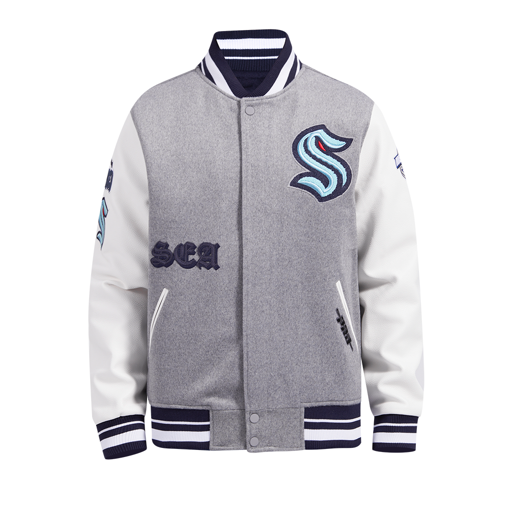 CHAMARRA UNIVERSITARIA NHL SEATTLE KRAKEN OLD ENGLISH
