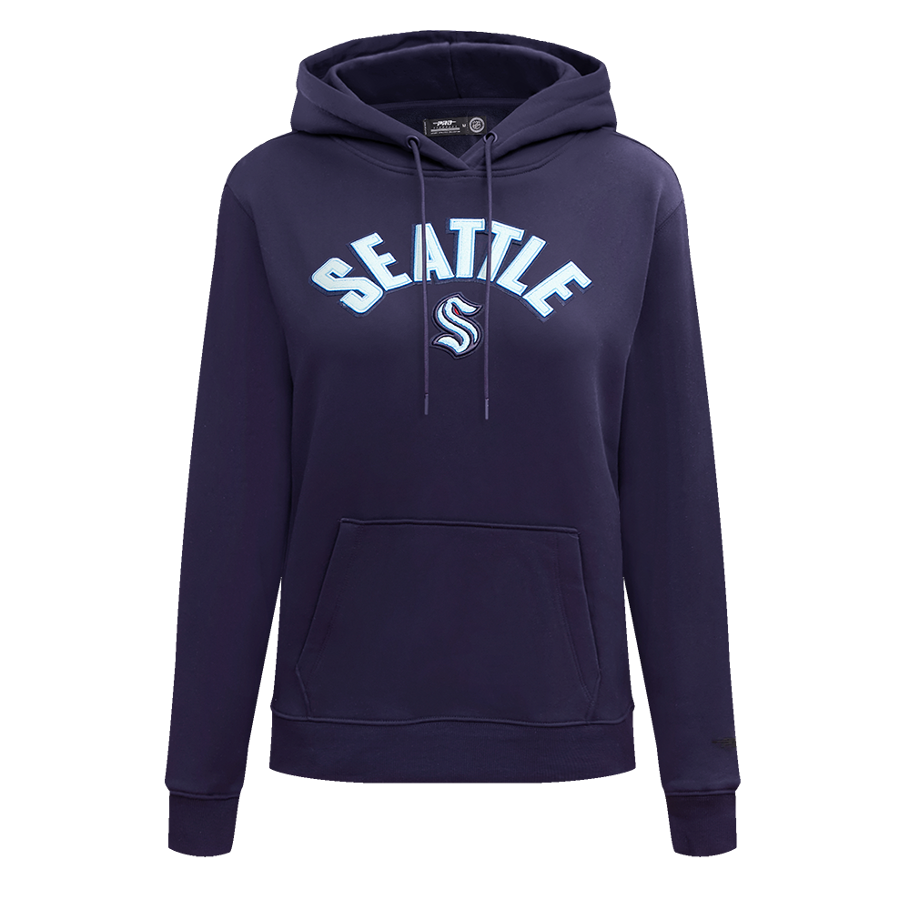 SUDADERA CON GORRO NHL SEATTLE KRAKEN CLASSIC CHENILLE PARA MUJER
