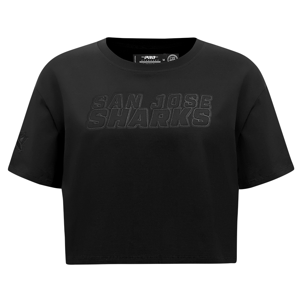 PLAYERA CROP NHL SAN JOSE SHARKS NEUTRAL PARA MUJER