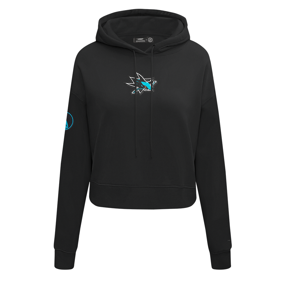 SUDADERA CON GORRO NHL SAN JOSE SHARKS CLASSIC CHENILLE PARA MUJER