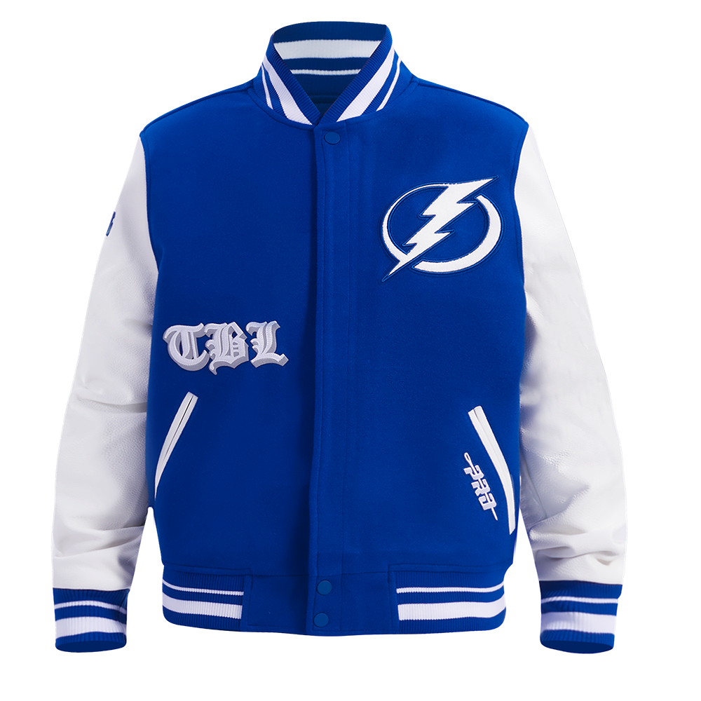 CHAMARRA UNIVERSITARIA NHL TAMPA BAY LIGHTNING OLD ENGLISH