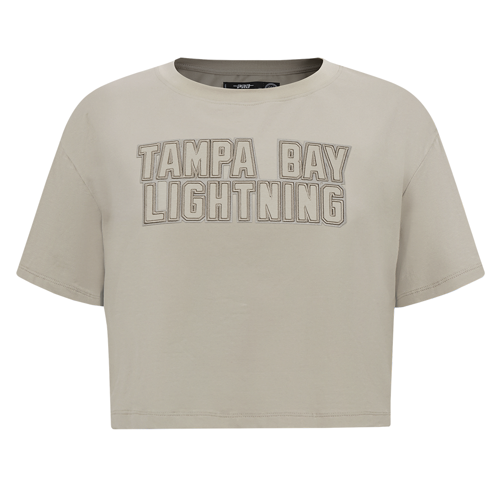 PLAYERA CROP NHL TAMPA BAY LIGHTNING NEUTRAL PARA MUJER