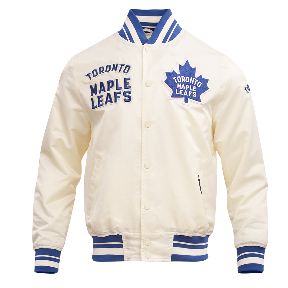 CHAMARRA DE SATÉN NHL TORONTO MAPLE LEAFS RETRO CLASSICS