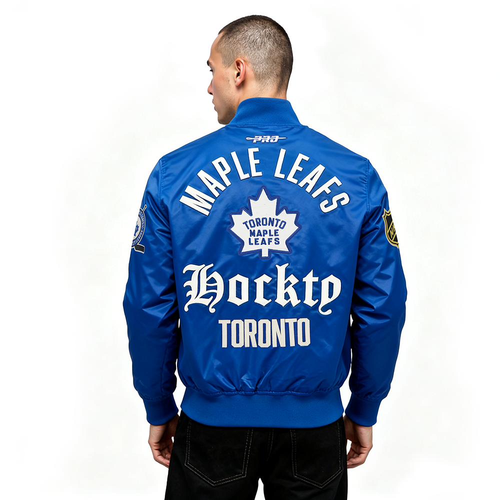 CHAMARRA DE SATIN NHL TORONTO MAPLE LEAFS MODERN ORIGINALS