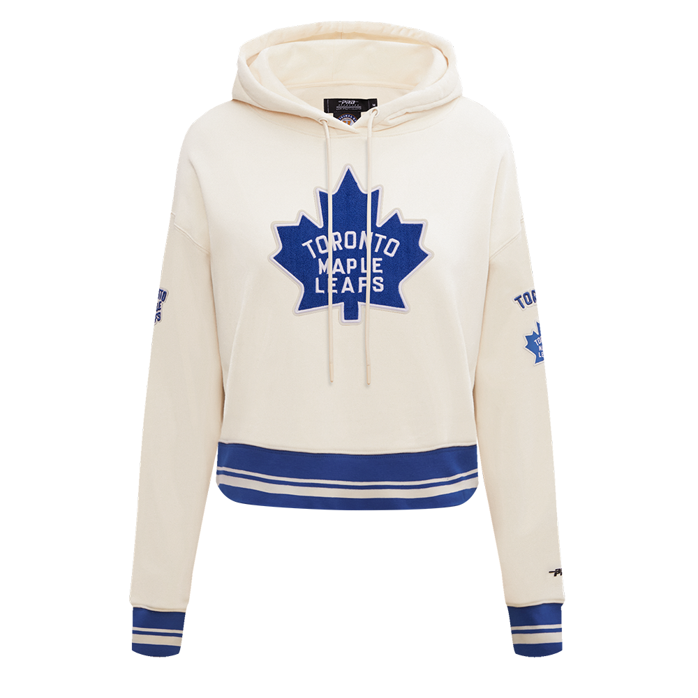 SUDADERA CON GORRO NHL TORONTO MAPLE LEAFS RETRO CLASSICS PARA MUJER