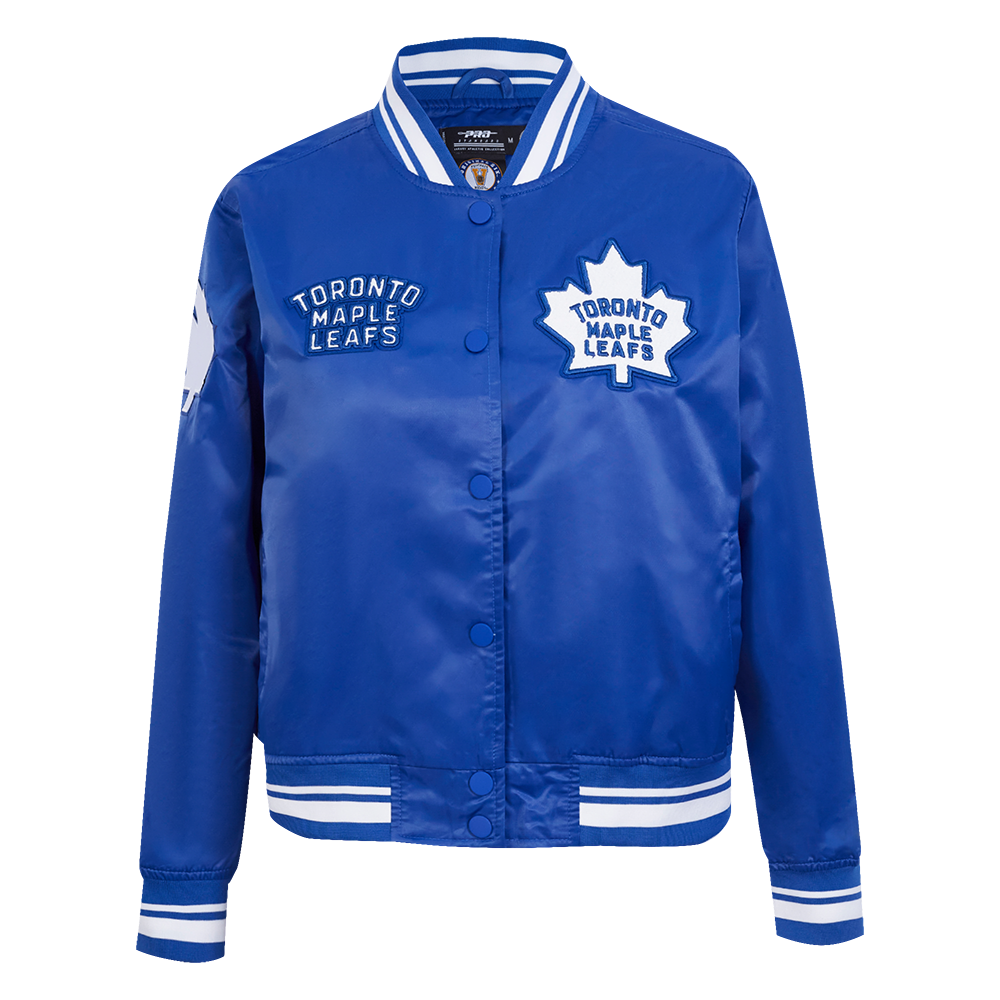 CHAMARRA DE SATÍN NHL TORONTO MAPLE LEAFS RETRO CLASSICS PARA MUJER