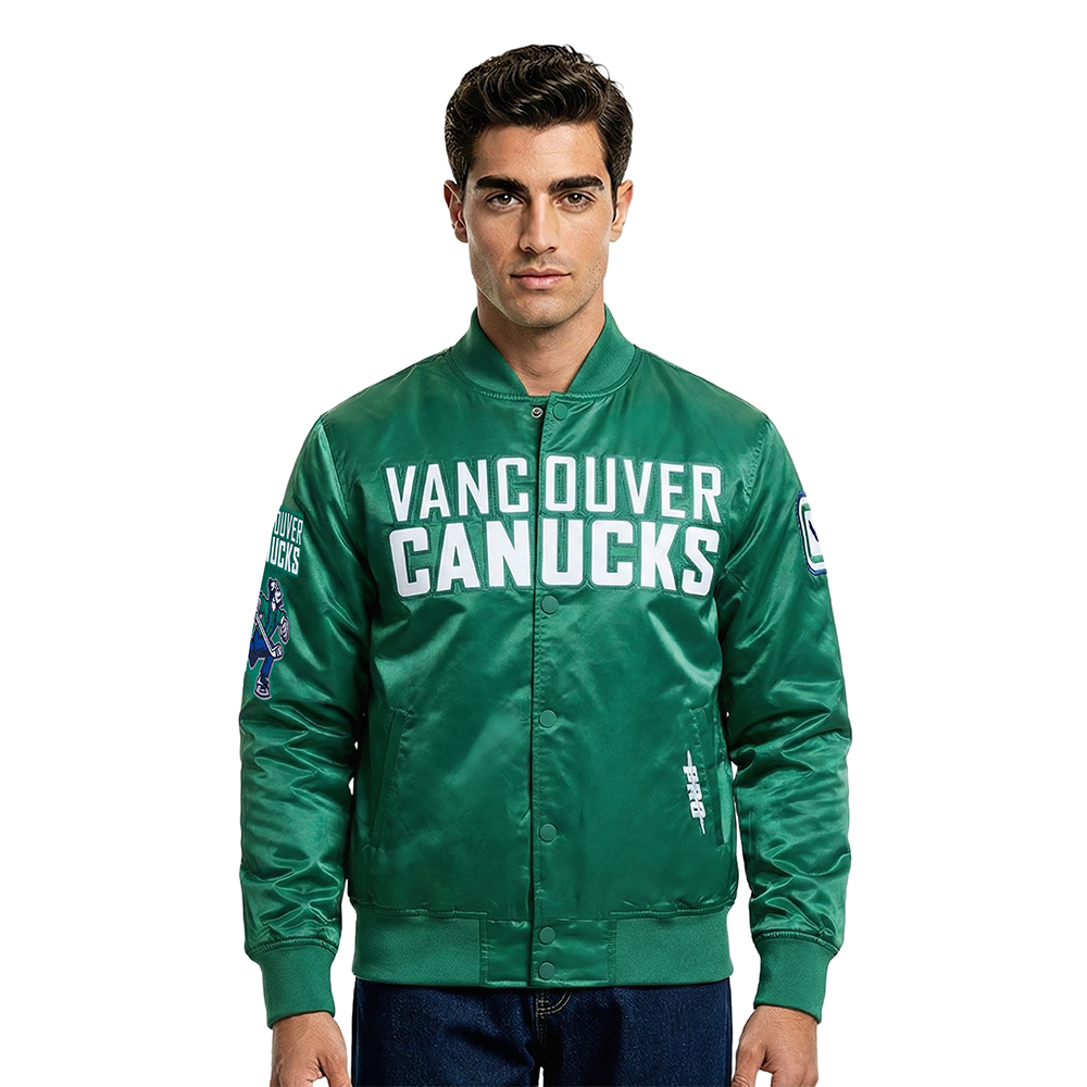 CHAMARRA DE SATIN NHL VANCOUVER CANUCKS CLASSIC SATIN