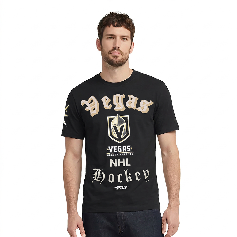 PLAYERA NHL VEGAS GOLDEN KNIGHTS OLD ENGLISH