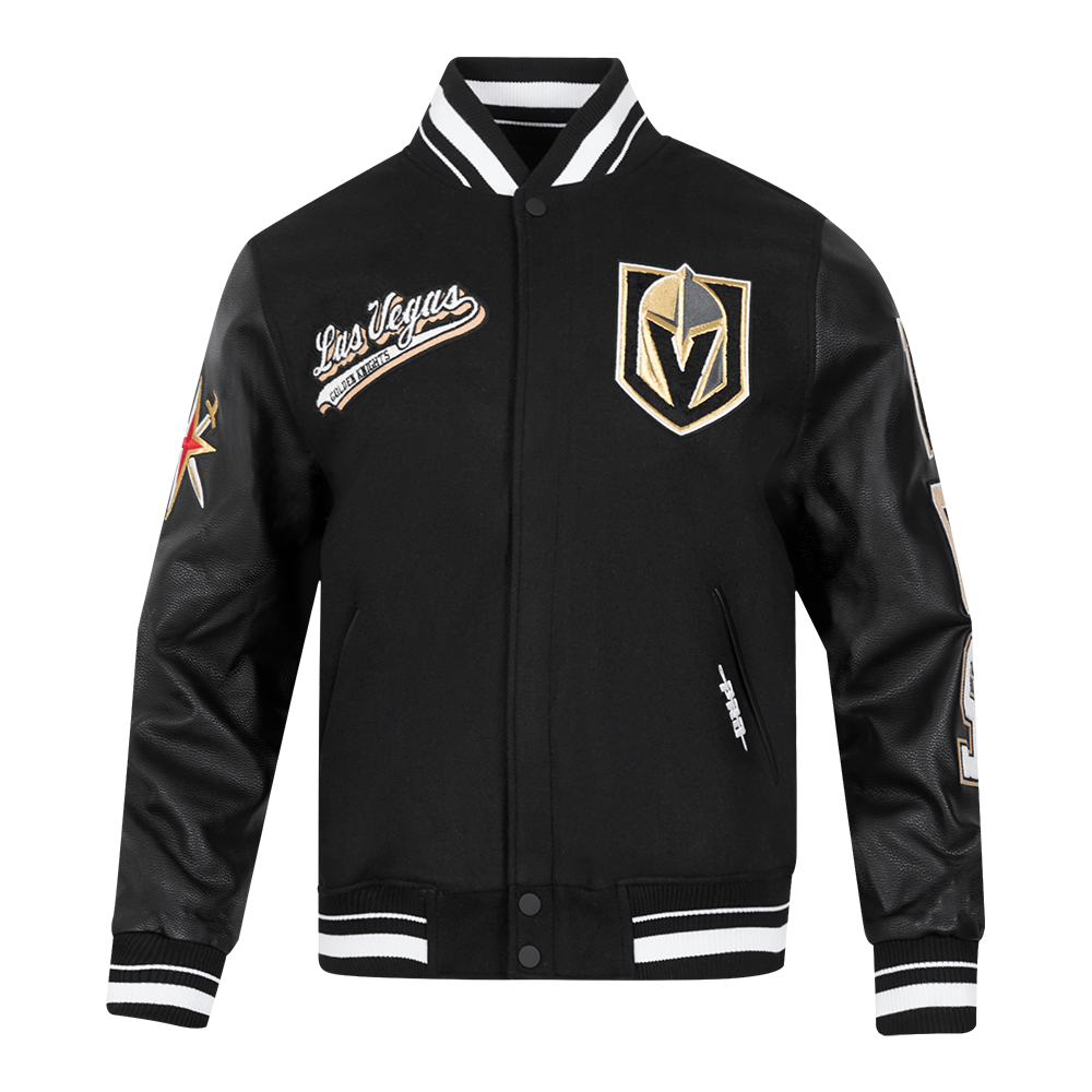 CHAMARRA UNIVERSITARIA NHL VEGAS GOLDEN KNIGHTS SCRIPT TAIL