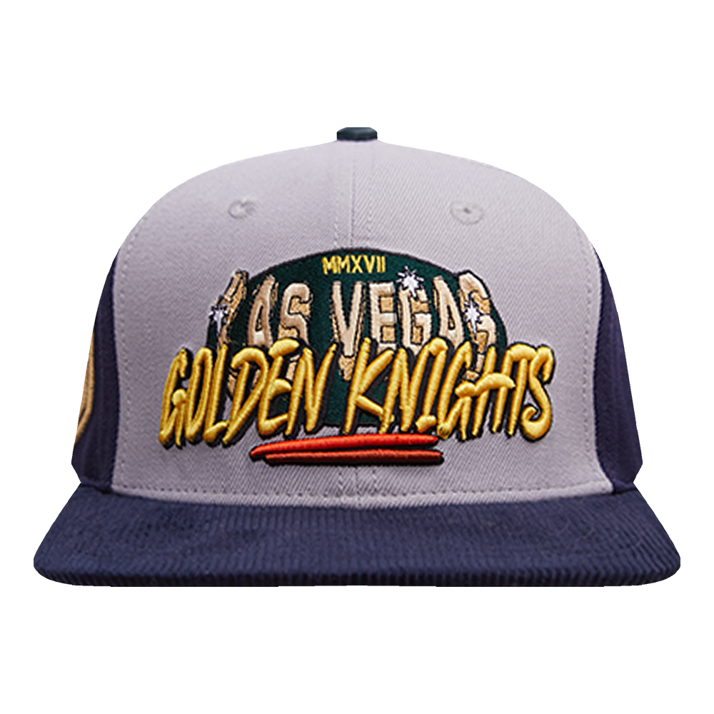 GORRA SNAPBACK NHL VEGAS GOLDEN KNIGHTS CORDUROY