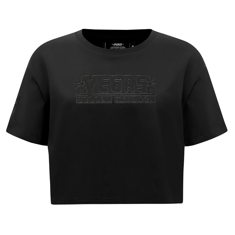 PLAYERA CROP NHL VEGAS GOLDEN KNIGHTS NEUTRAL PARA MUJER