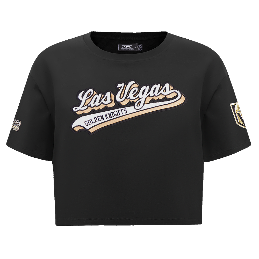 PLAYERA NHL VEGAS GOLDEN KNIGHTS SCRIPT TAIL PARA MUJER