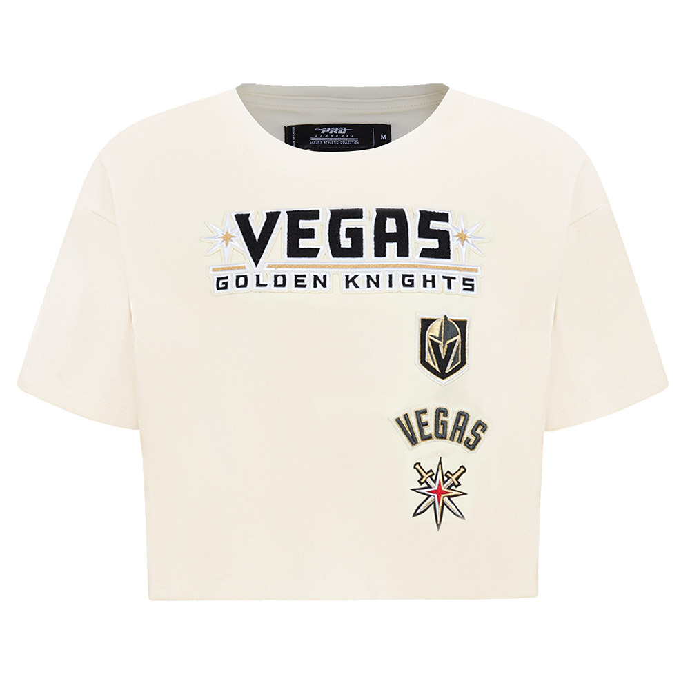PLAYERA CROP NHL VEGAS GOLDEN KNIGHTS RETRO CLASSICS PARA MUJER