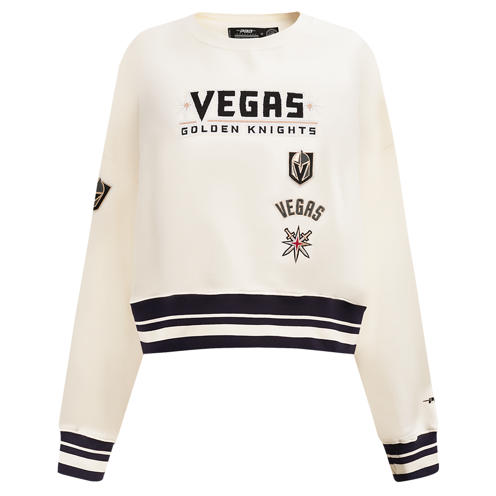 SUDADERA DE CUELLO REDONDO NHL VEGAS GOLDEN KNIGHTS RETRO CLASSICS PARA MUJER