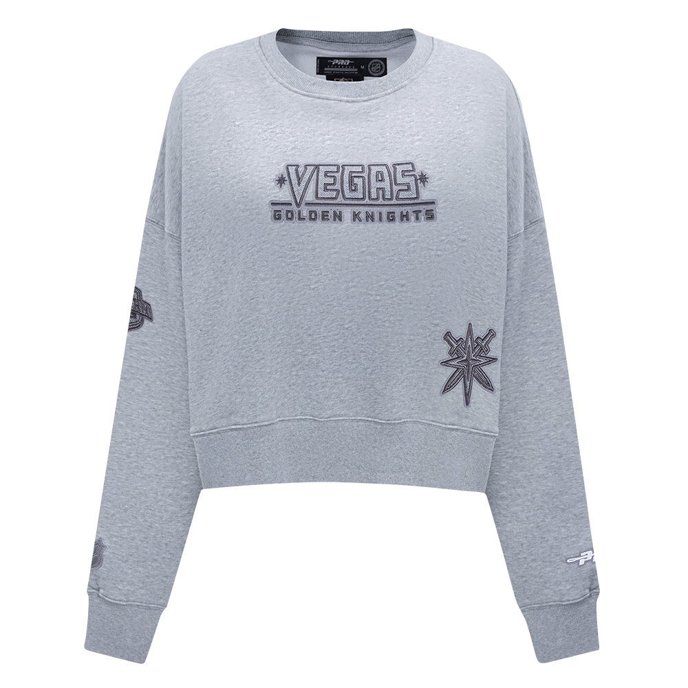 SUDADERA DE CUELLO REDONDO NHL VEGAS GOLDEN KNIGHTS REVERSE FRENCH TERRY PARA MUJER