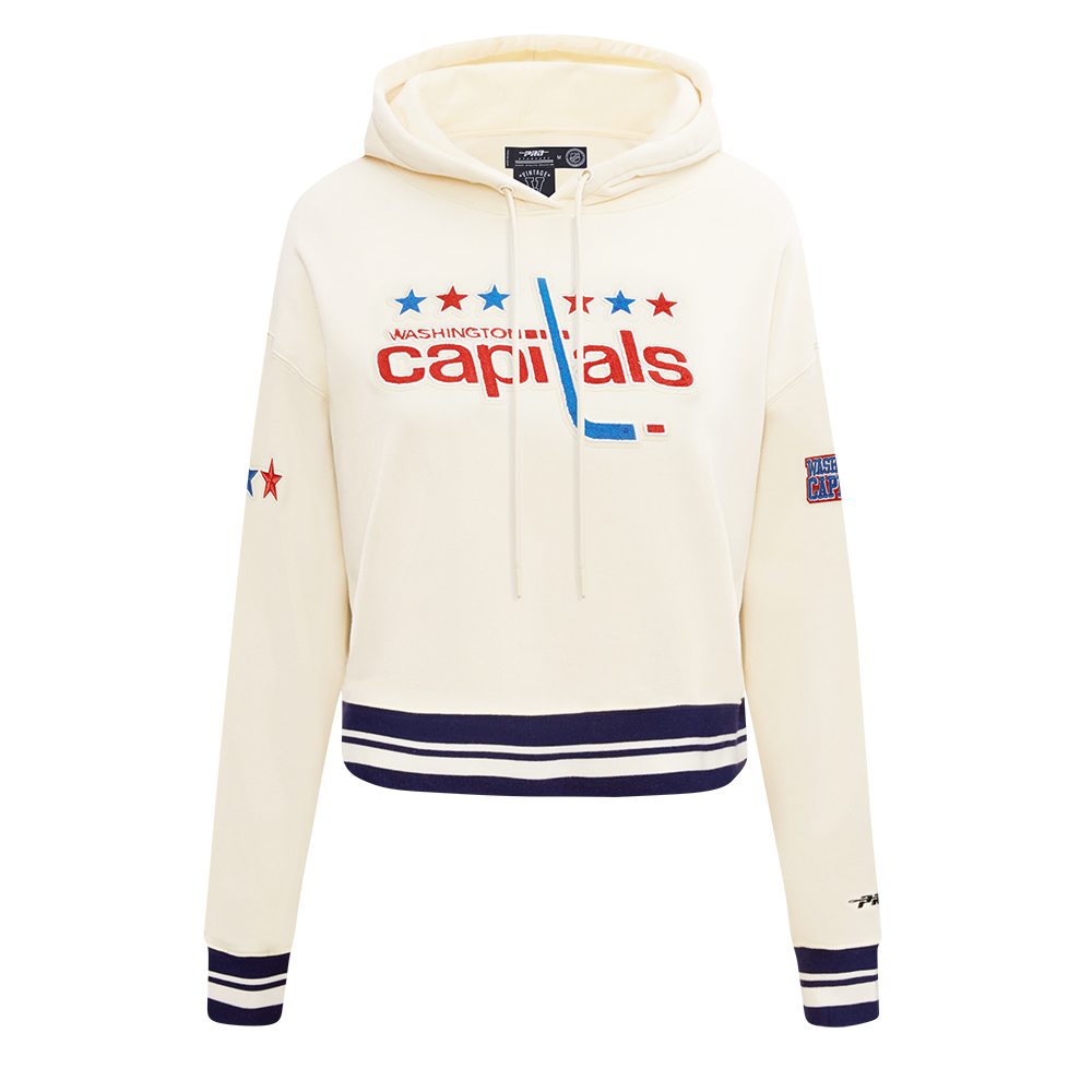 SUDADERA CON GORRO NHL WASHINGTON CAPITALS RETRO CLASSICS PARA MUJER
