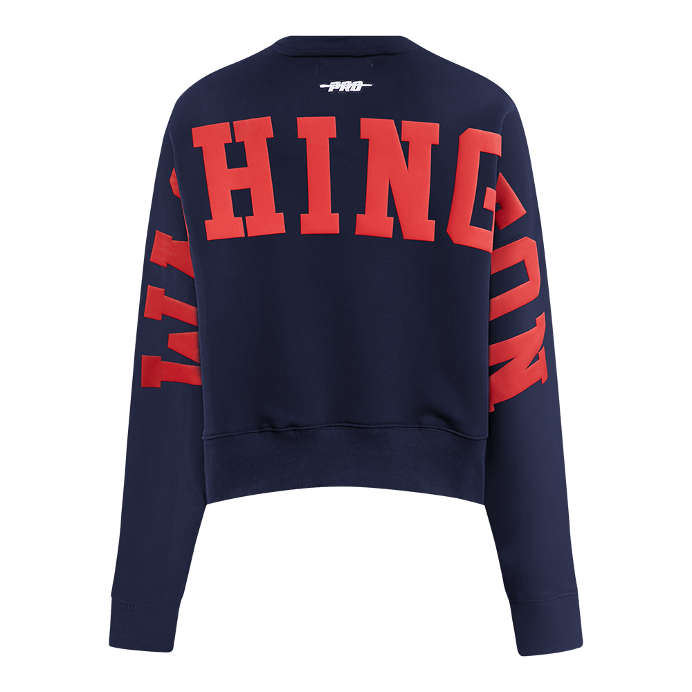 SUDADERA DE CUELLO REDONDO NHL WASHINGTON CAPITALS WINGSPAN PARA MUJER