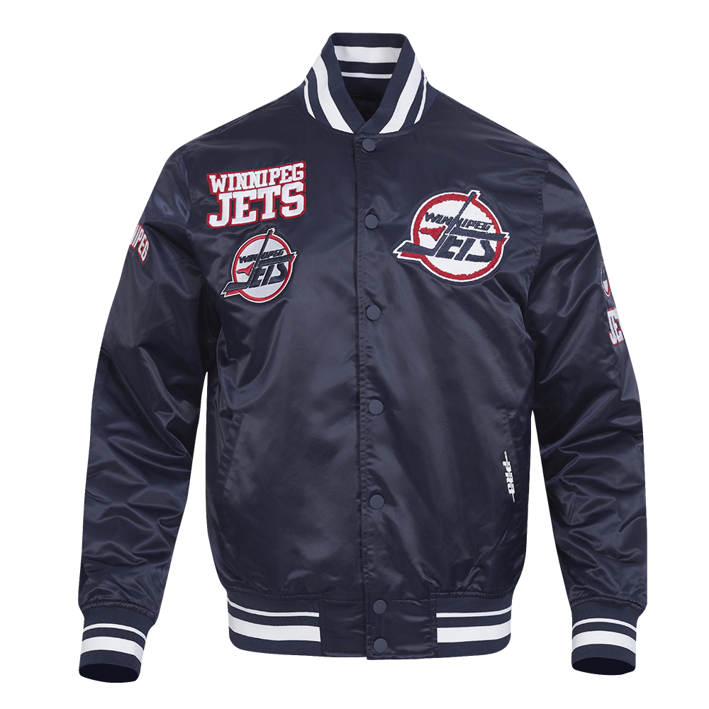 CHAMARRA DE SATÍN NHL WINNIPEG JETS RETRO CLASSICS