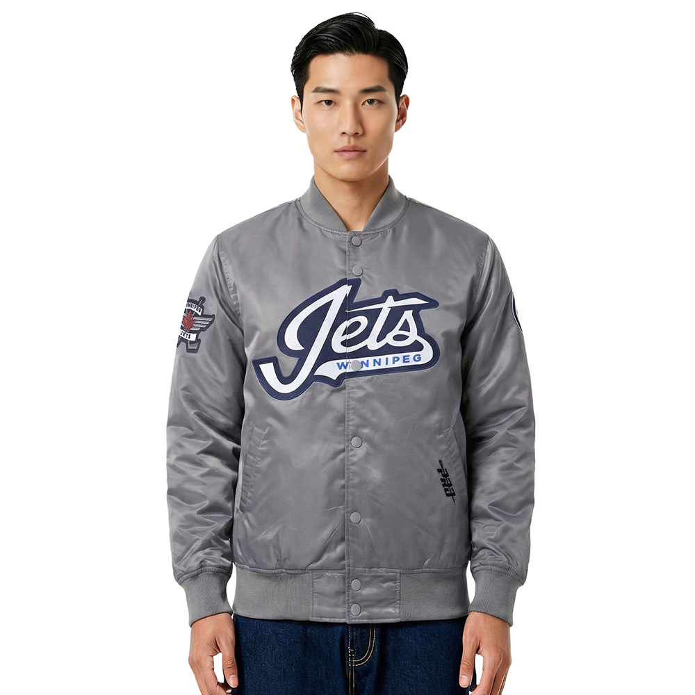 CHAMARRA DE SATIN NHL WINNIPEG JETS CLASSIC SATIN