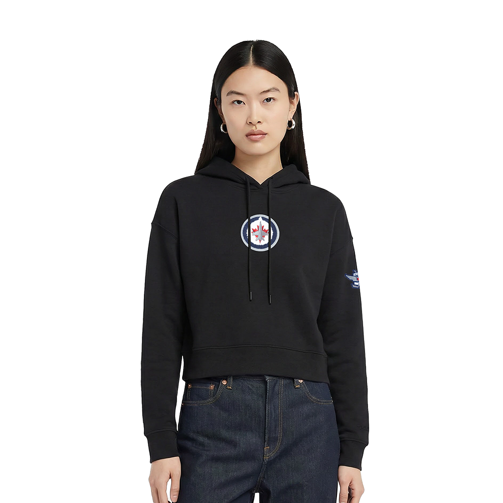 SUDADERA CON GORRO NHL WINNIPEG JETS CLASSIC CHENILLE PARA MUJER