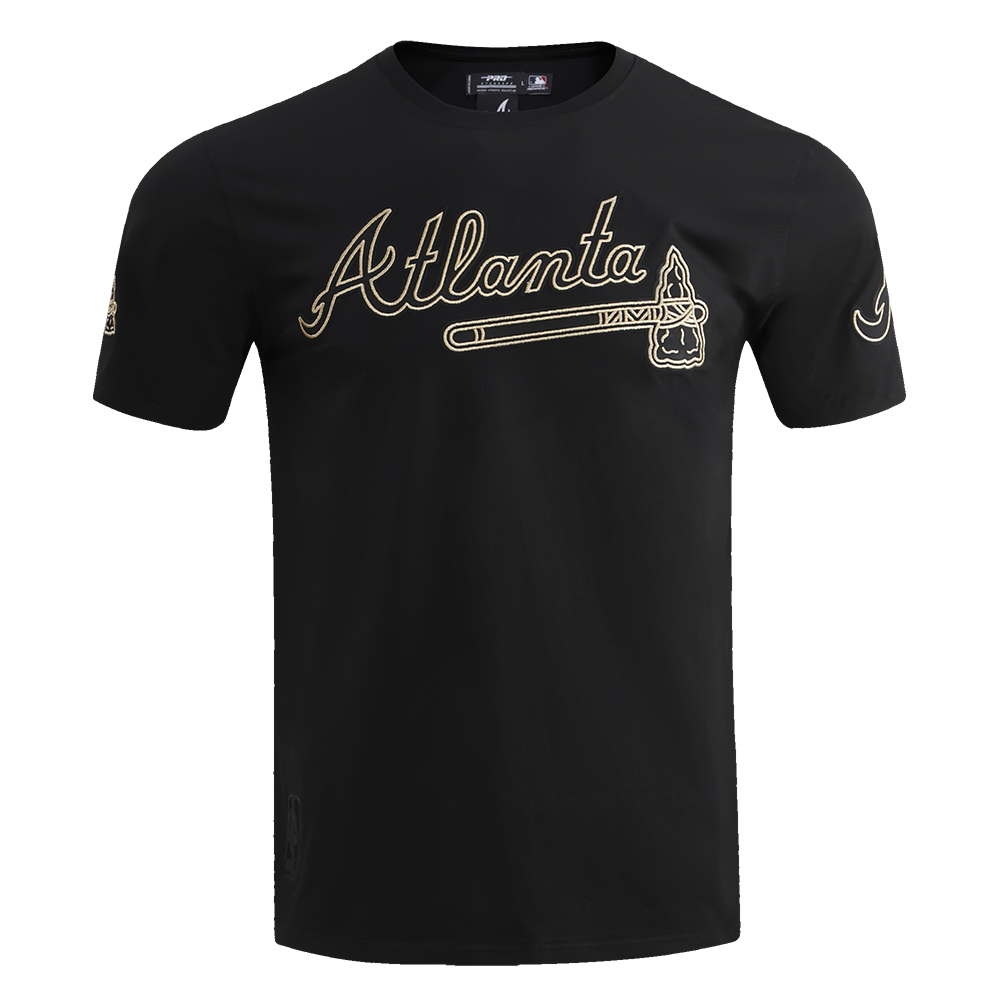 MANGA CORTA MLB ATLANTA BRAVES BLACK&GOLD