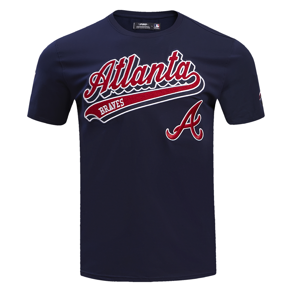 MANGA CORTA MLB ATLANTA BRAVES SCRIPT TAIL