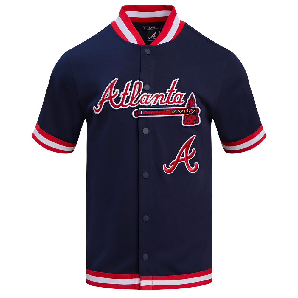 SOBRECAMISA DE MANGA CORTA MLB ATLANTA BRAVES CLASSIC CHENILLE