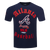 MANGA CORTA MLB ATLANTA BRAVES OLD ENGLISH