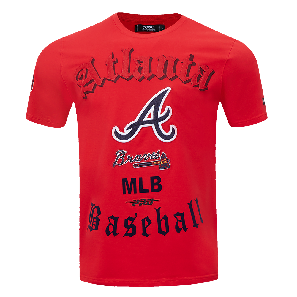 MANGA CORTA MLB ATLANTA BRAVES OLD ENGLISH
