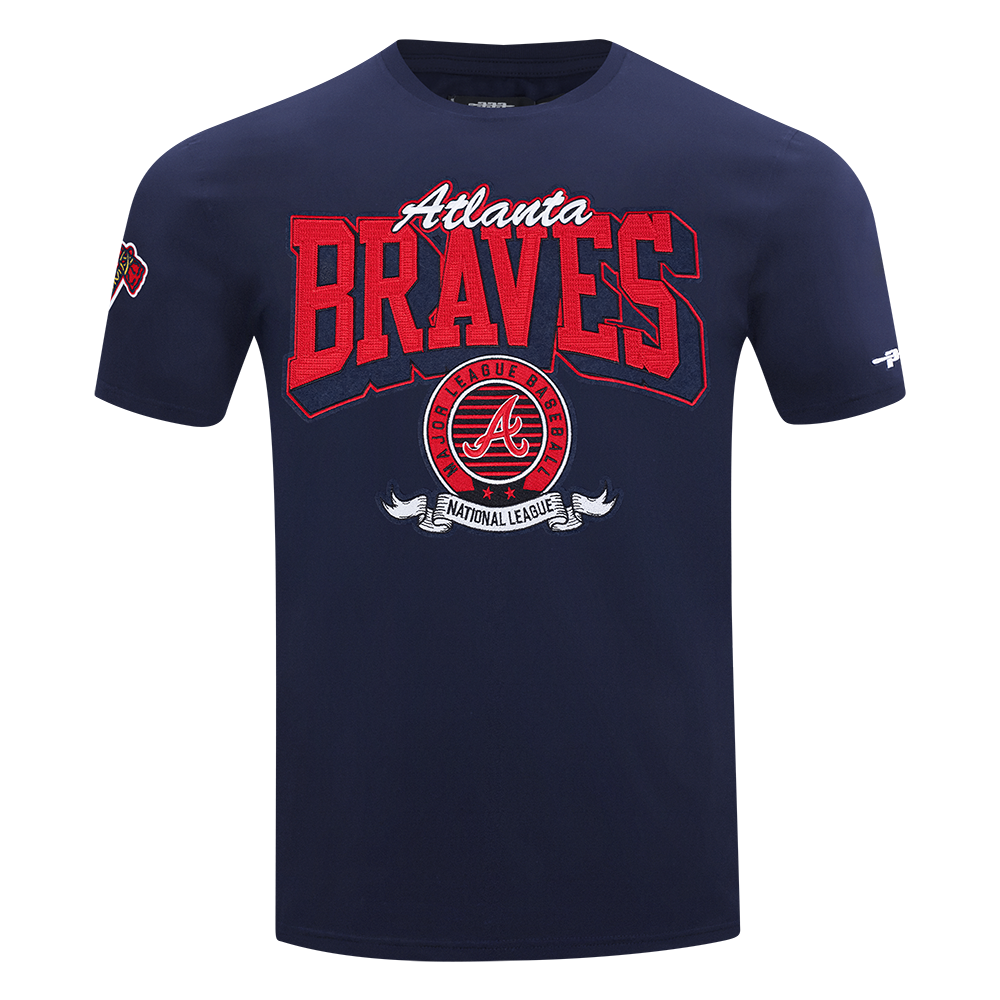 MANGA CORTA MLB ATLANTA BRAVES TEAM BADGE