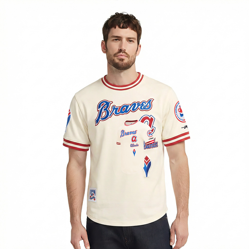 MANGA CORTA MLB ATLANTA BRAVES RETRO CLASSICS