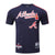 MANGA CORTA MLB ATLANTA BRAVES MESH