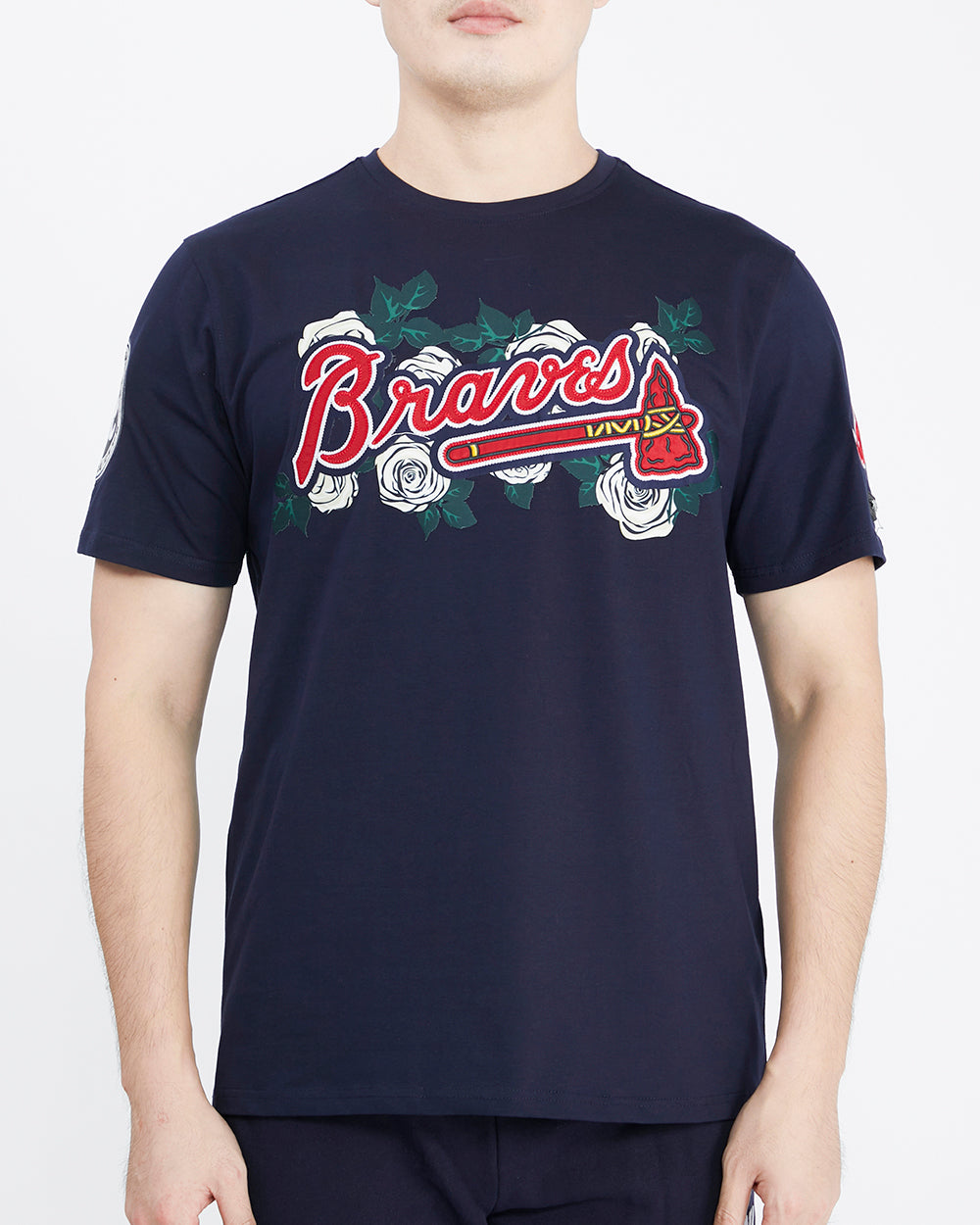 MANGA CORTA MLB ATLANTA BRAVES ROSES