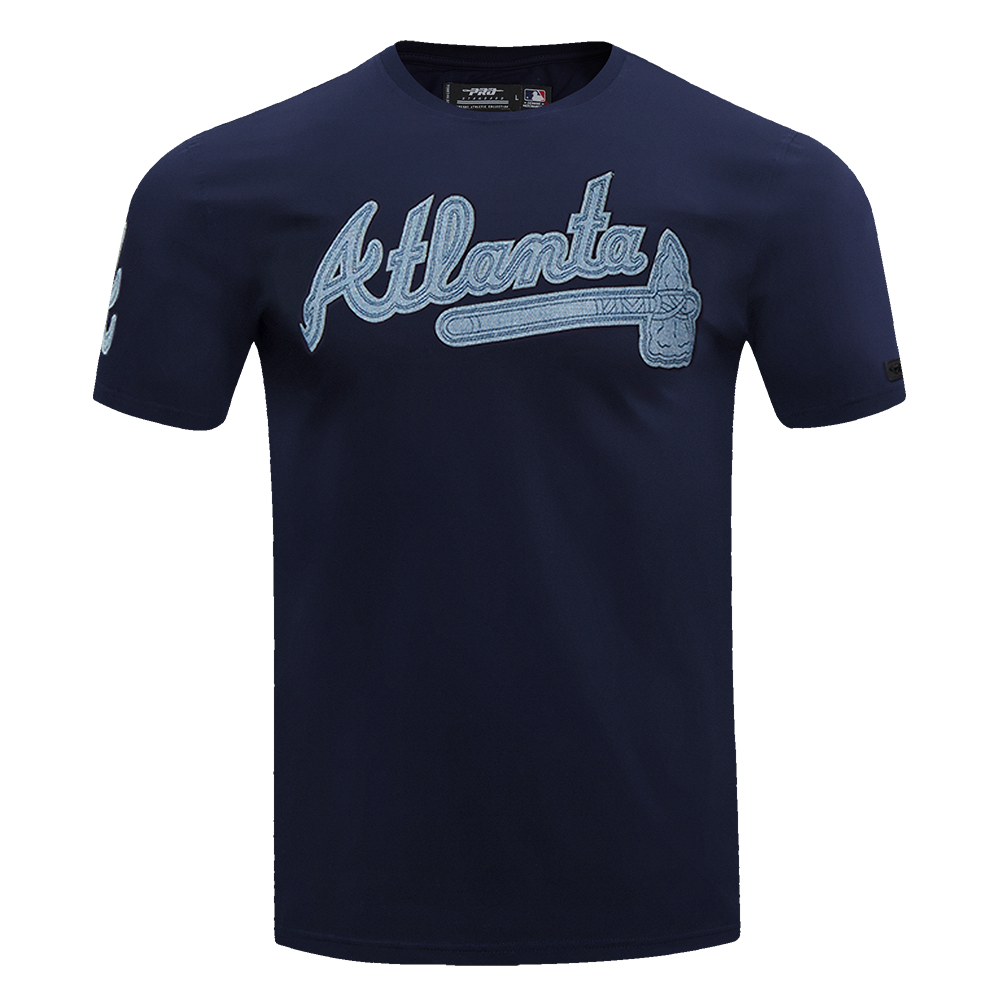 MANGA CORTA MLB ATLANTA BRAVES VARSITY BLUES