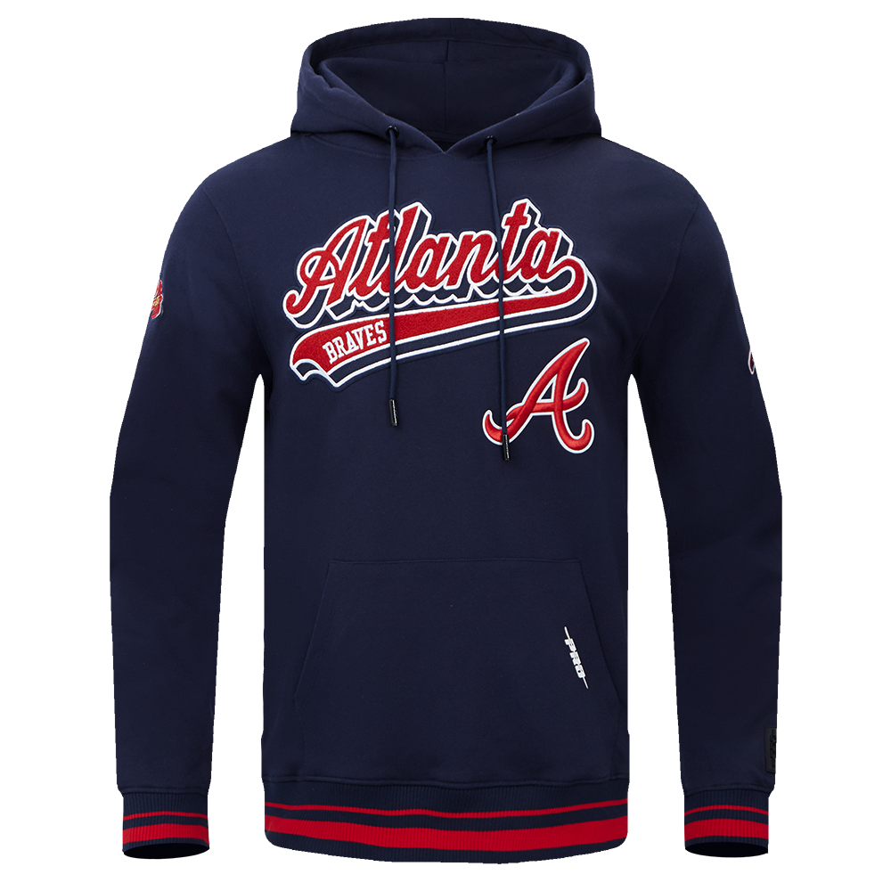 SUDADERA CON GORRO MLB ATLANTA BRAVES SCRIPT TAIL