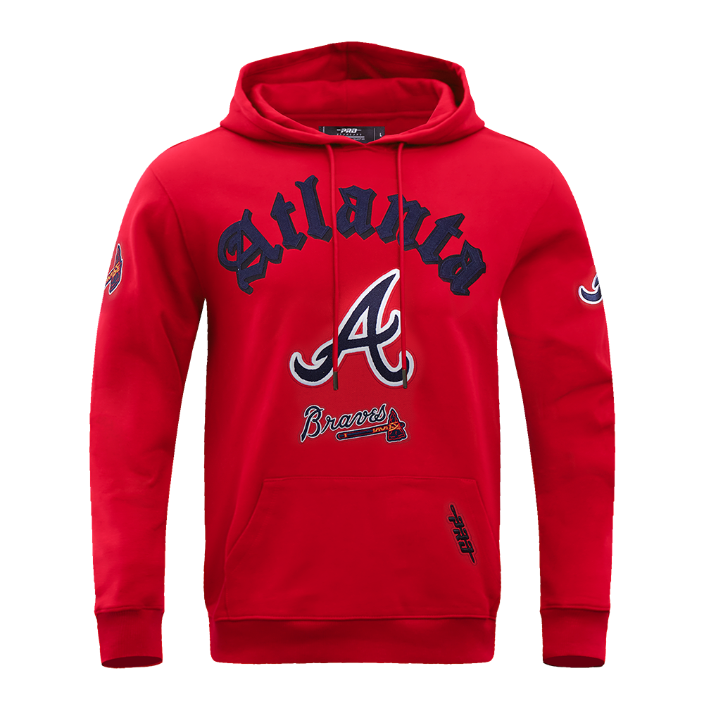 SUDADERA CON GORRO MLB ATLANTA BRAVES OLD ENGLISH