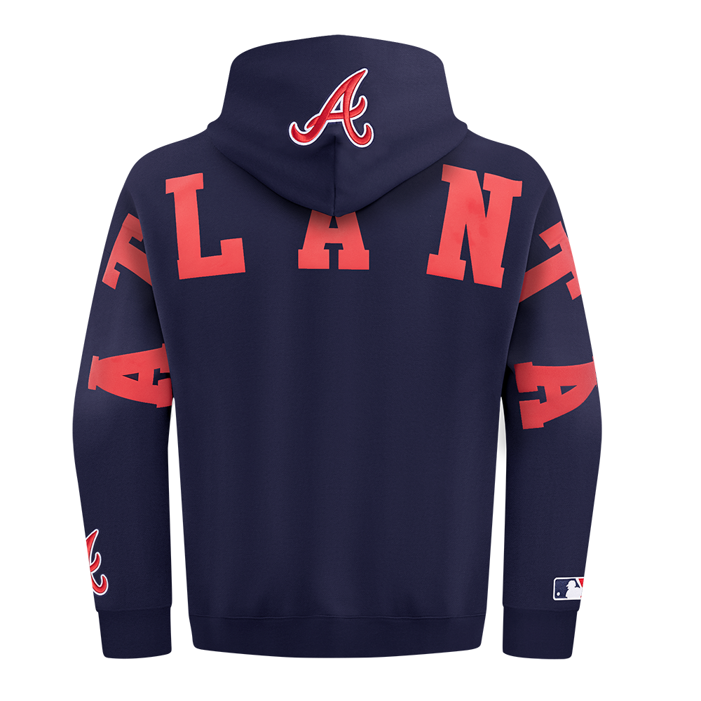 SUDADERA CON GORRO MLB ATLANTA BRAVES WINGSPAN