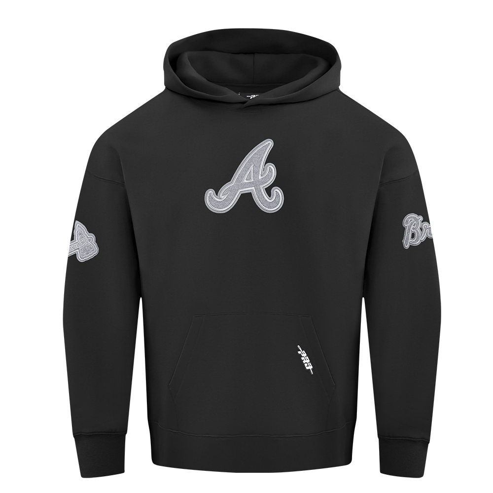 SUDADERA CON GORRO MLB ATLANTA BRAVES REVERSE FRENCH TERRY