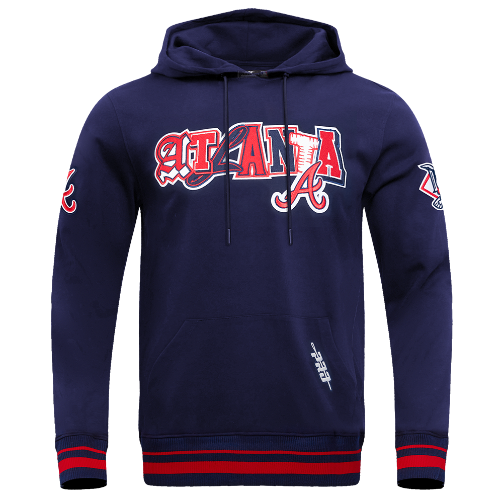 SUDADERA CON GORRO MLB ATLANTA BRAVES CITY RANSOM
