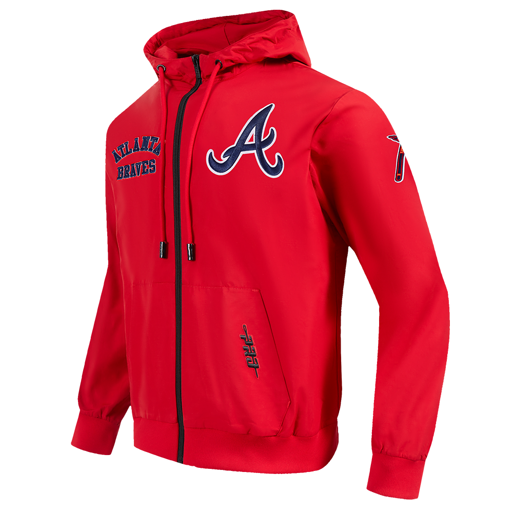SUDADERA CON CIERRE MLB ATLANTA BRAVES CLASSIC WIND SUIT