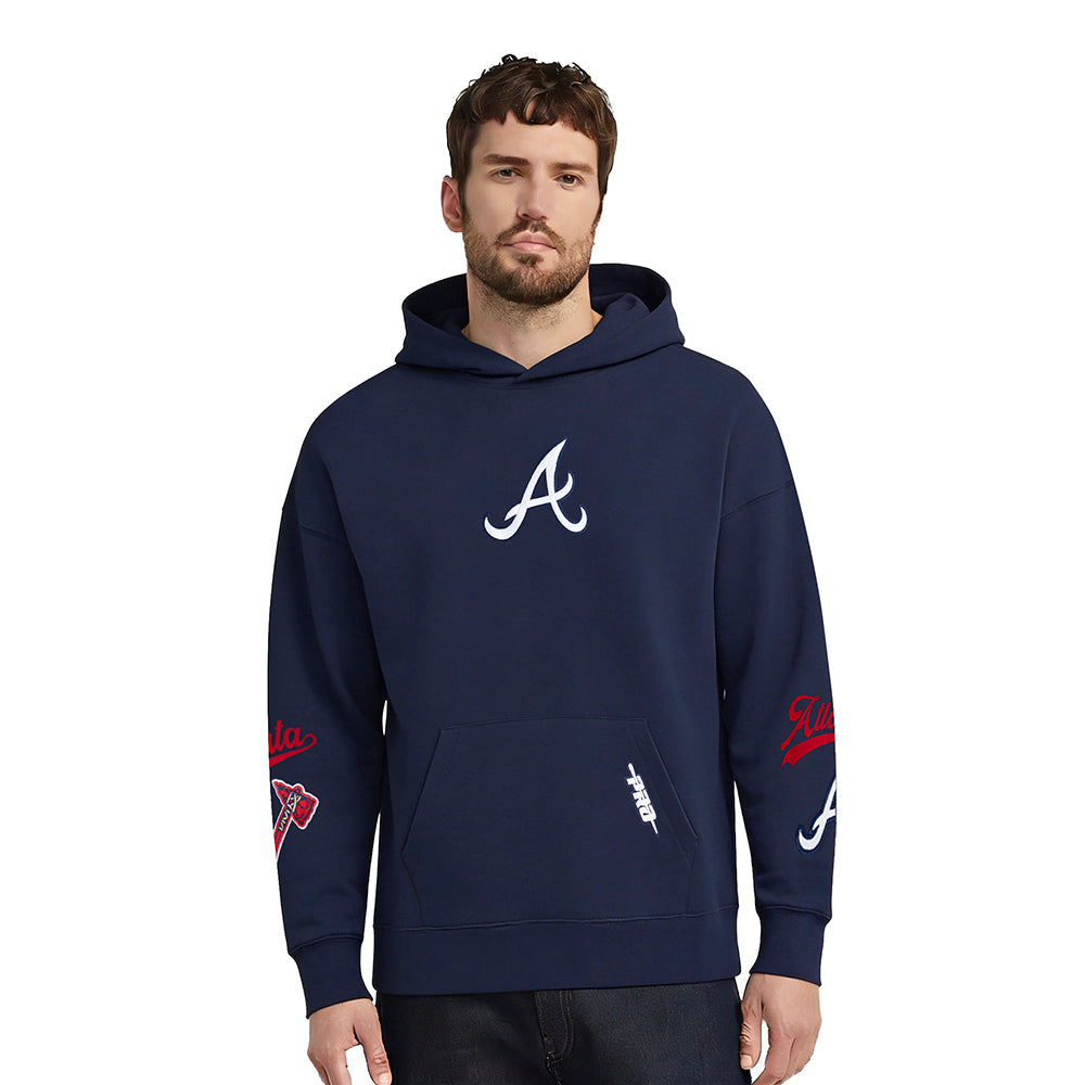 SUDADERA CON GORRO MLB ATLANTA BRAVES LIVING LARGE