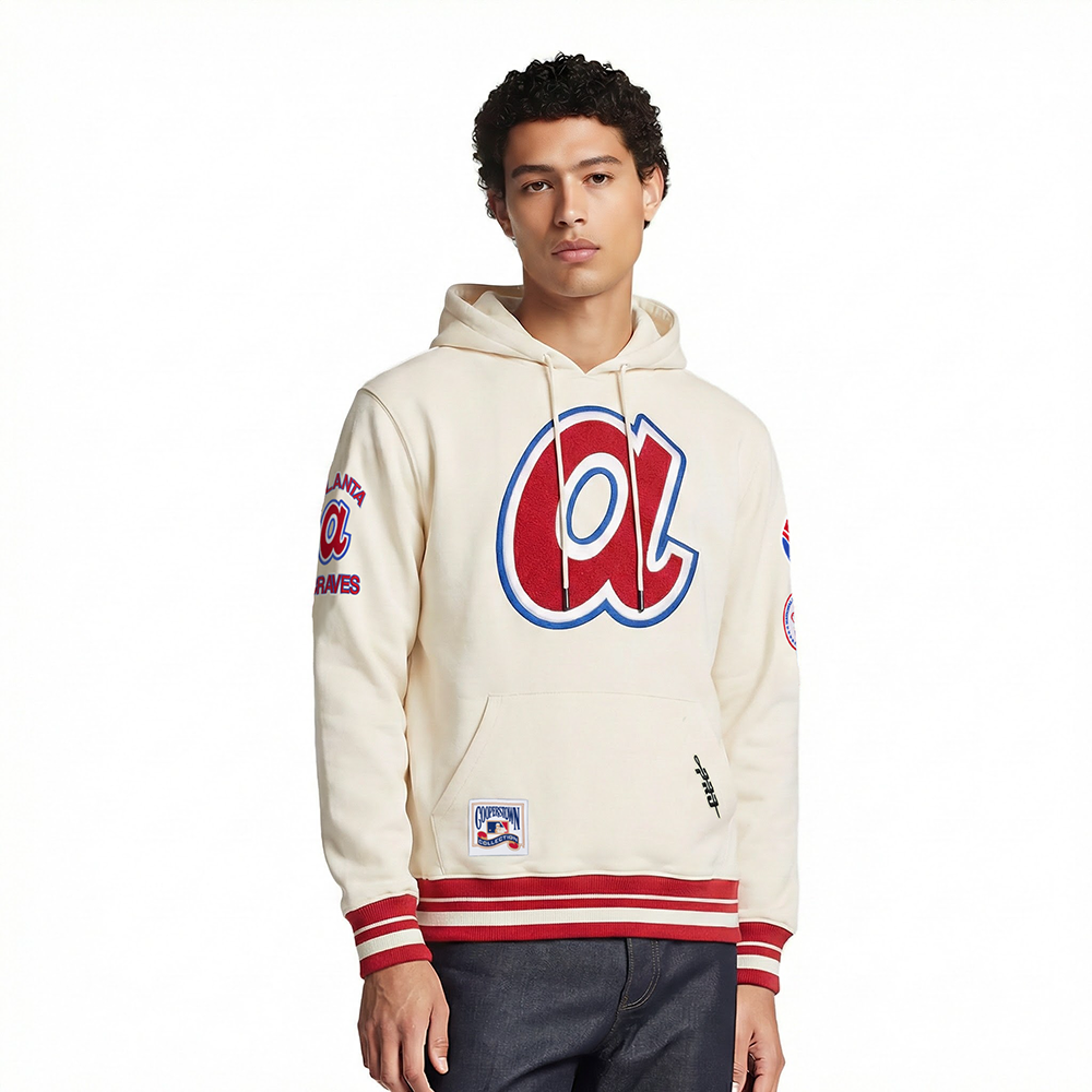 SUDADERA CON GORRO MLB ATLANTA BRAVES RETRO CLASSICS