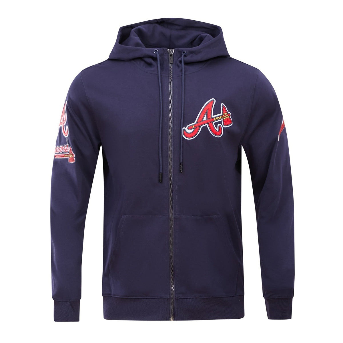 SUDADERA CON CIERRE MLB ATLANTA BRAVES CLASSIC CHENILLE